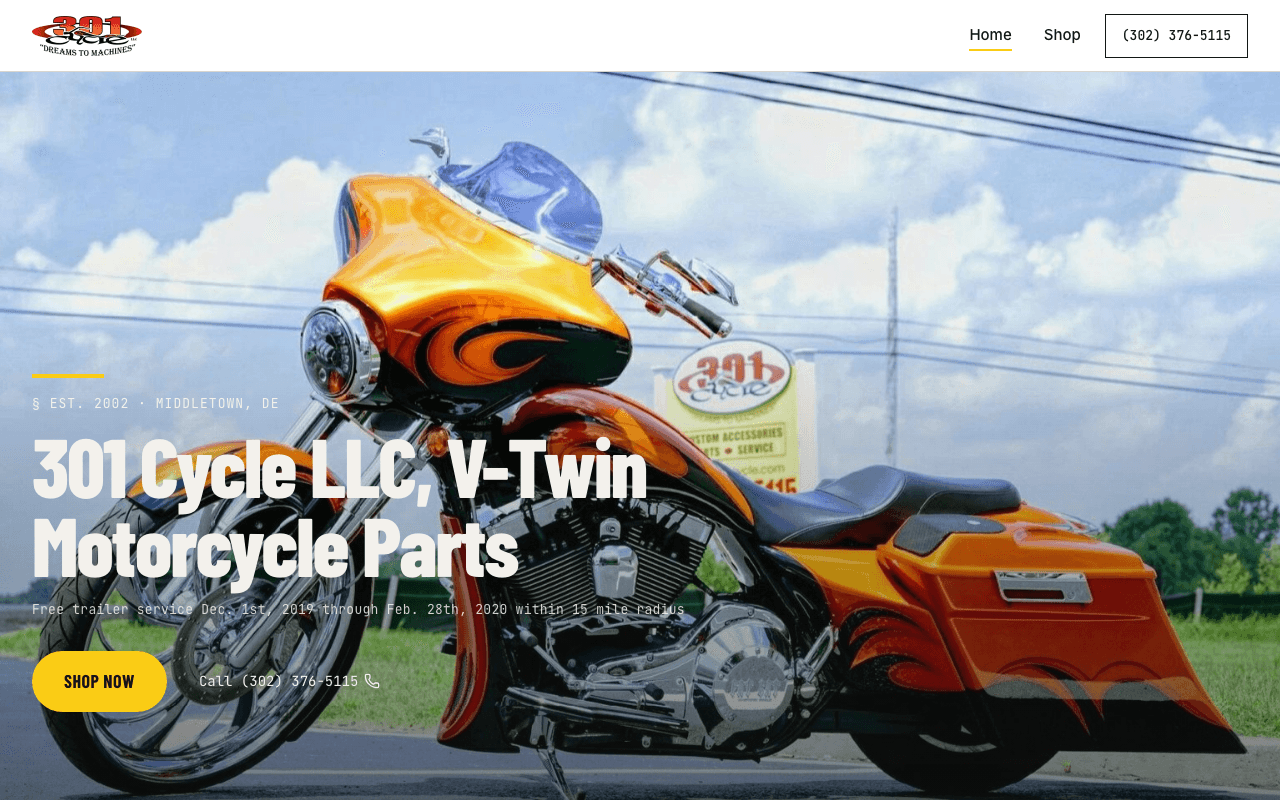 Screenshot of Option A — Faithful redesign