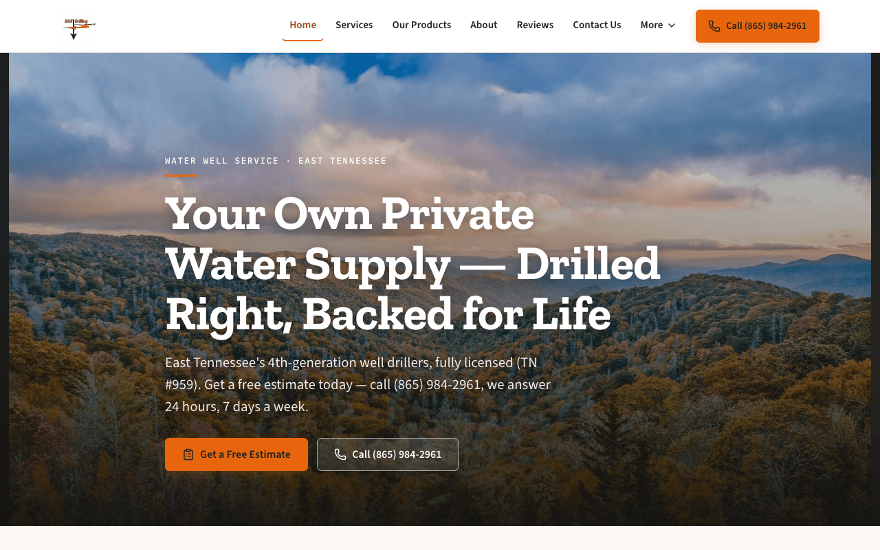 Screenshot of Option B — Redesigned + rewritten