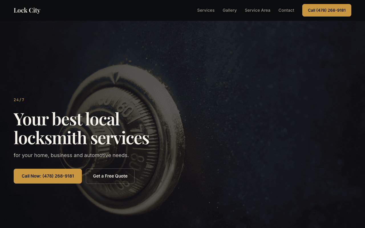 Screenshot of Option A — Faithful redesign