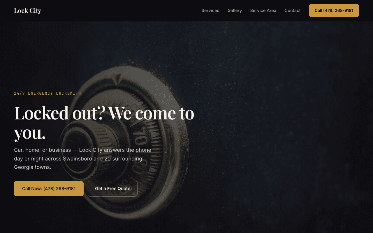 Screenshot of Option B — Redesigned + rewritten