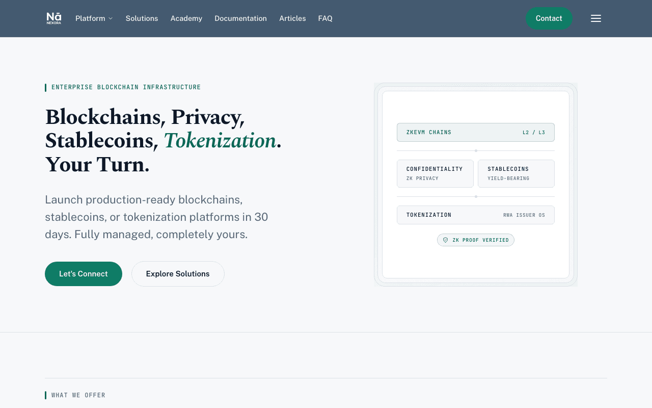 Screenshot of Option A — Faithful redesign